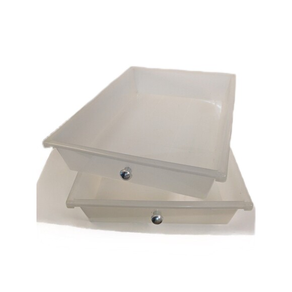 2 Replacement Drawers For Rolling Storage Cart Bin - Picture 1 of 4